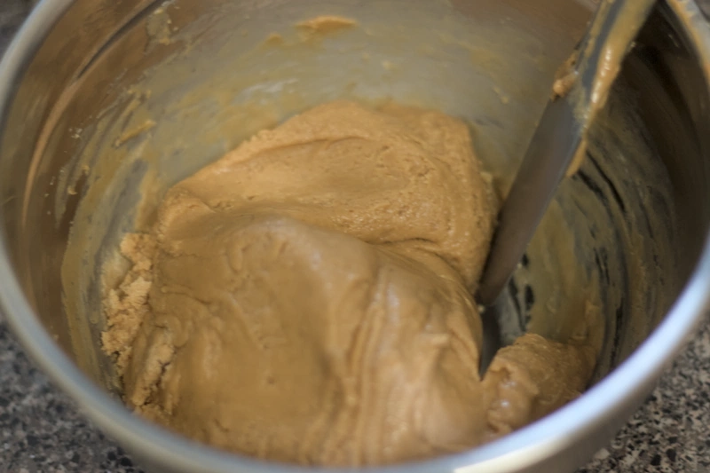 The final texture of the halva mixture